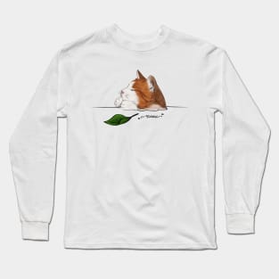 Cat Spleep Drawing. Long Sleeve T-Shirt